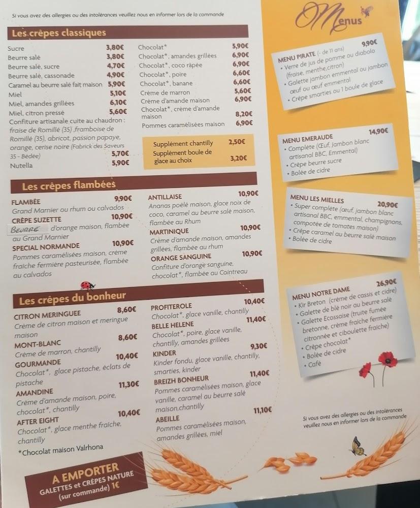Le bonheur est dans le blé - Scan Menu 4