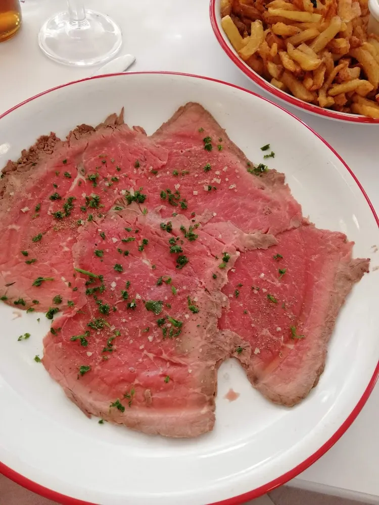 Carpaccio de Bœuf Préparé Par Nos Soins