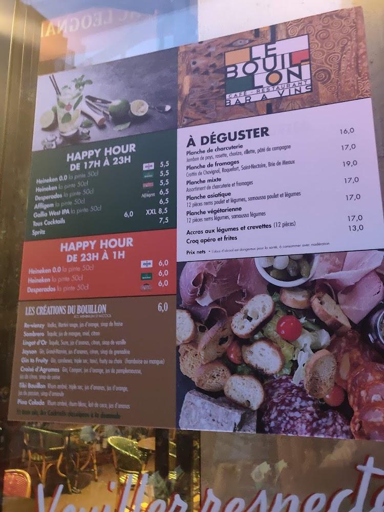 Le Bouillon - Scan Menu 4