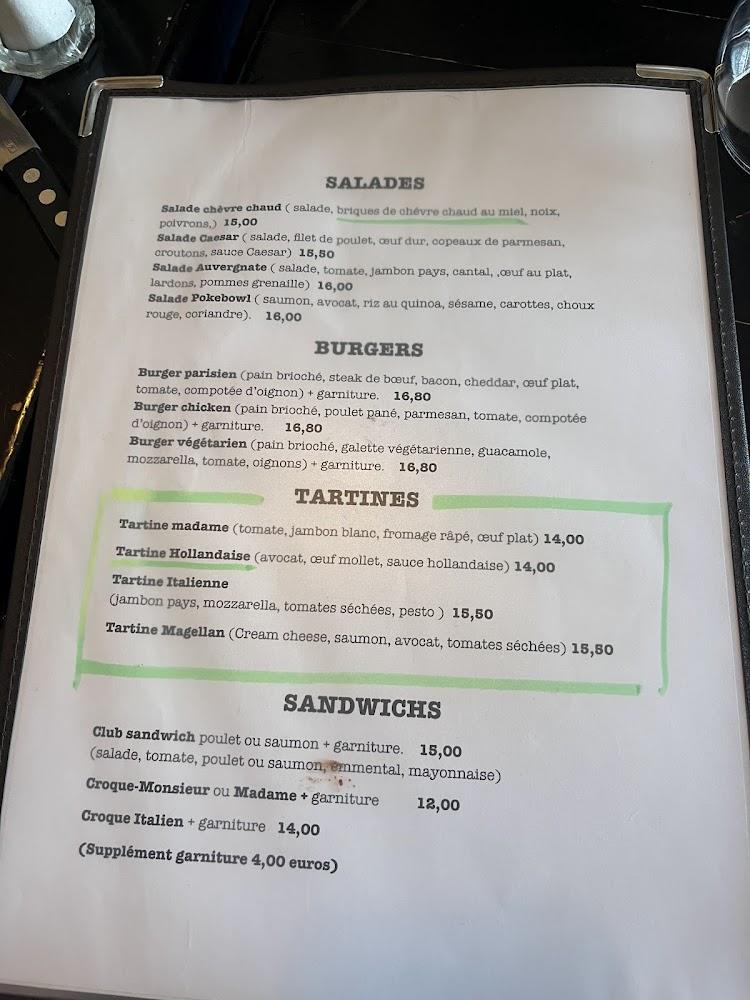 Le Café Parisien - Scan Menu 2