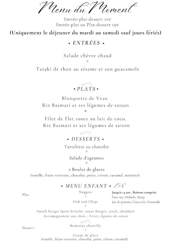 Le Céleste 68 - Scan Menu 1