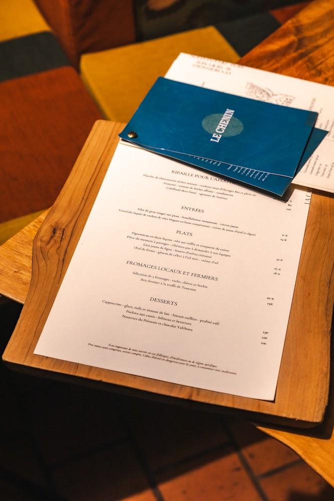 Le Chenin Restaurant - Scan Menu 1