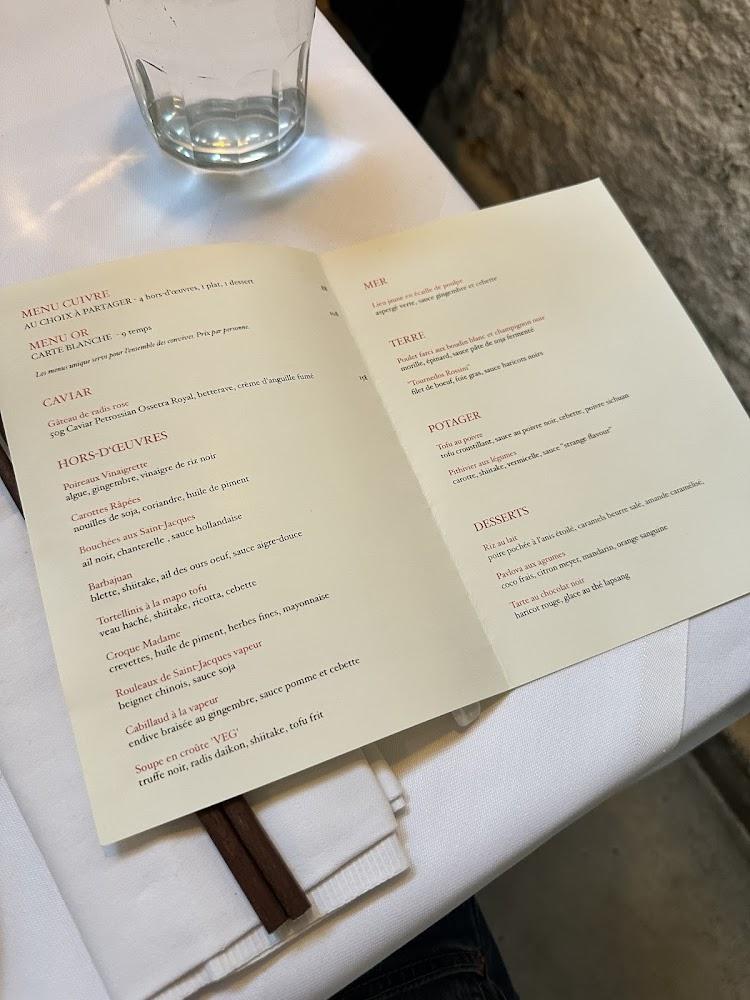 Le Cheval d'Or - Scan Menu 2