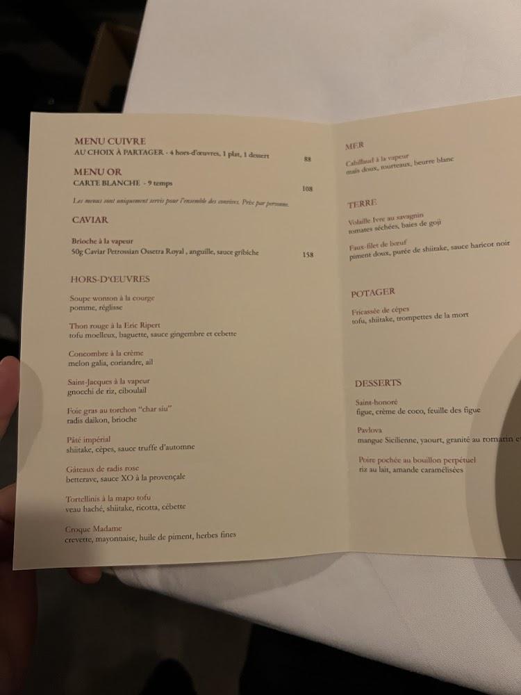 Le Cheval d'Or - Scan Menu 3