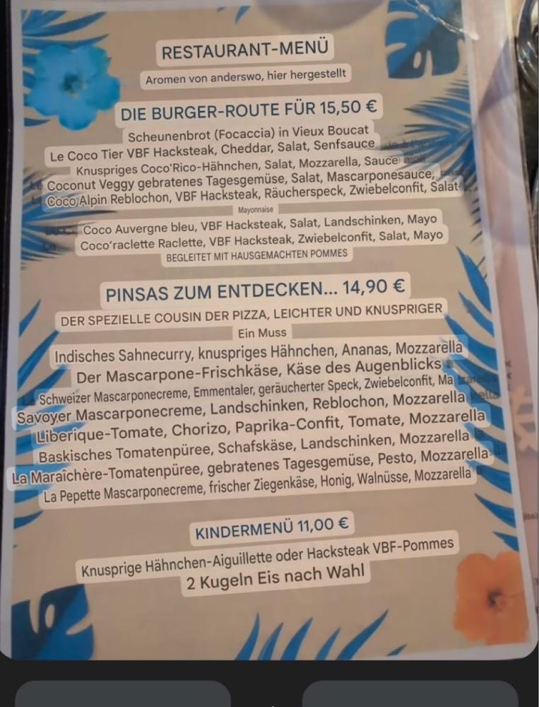 Le Coco'tier - Scan Menu 3