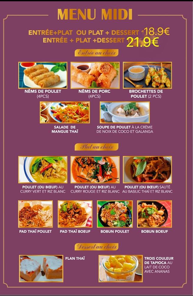 Le Commerce Brasserie et Restaurant Thaïlandais - Scan Menu 3