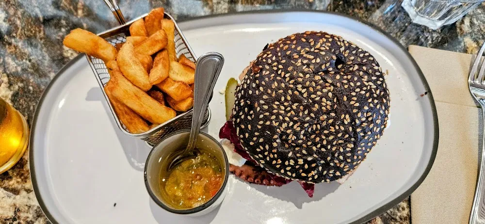 Hamburger Au Poulpe
