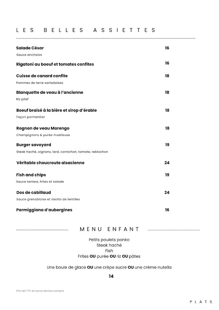 Le Comptoir Crémaillère - Scan Menu 3