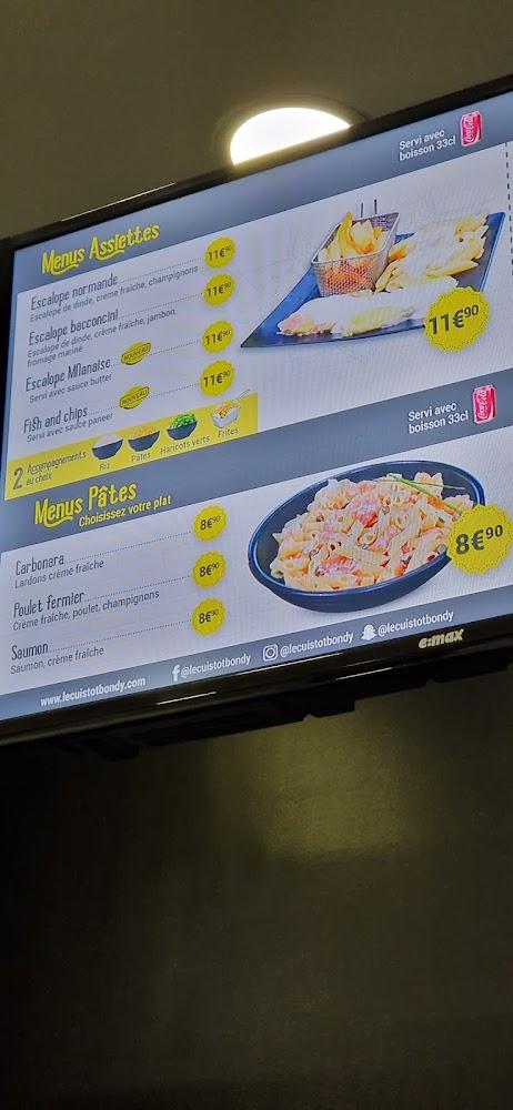 Le Cuistot - Scan Menu 3