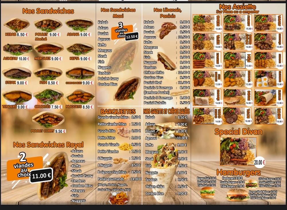 Le Divan - Scan Menu 3