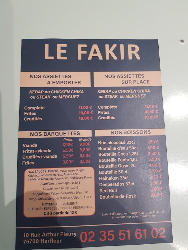 Le Fakir - Scan Menu 4