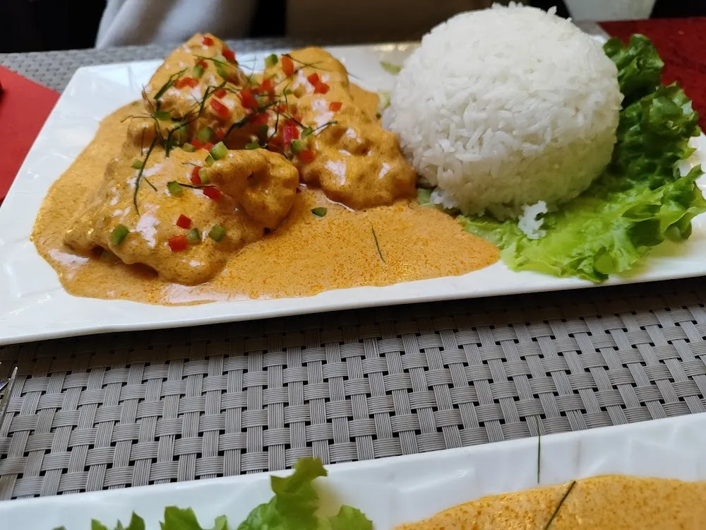 Cabillaud Au Curry Rouge