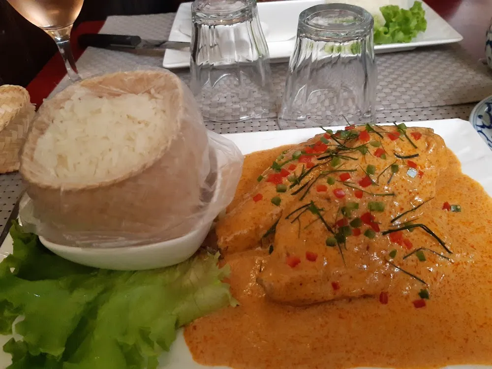 Dos de Cabillaud Et Riz Gluant