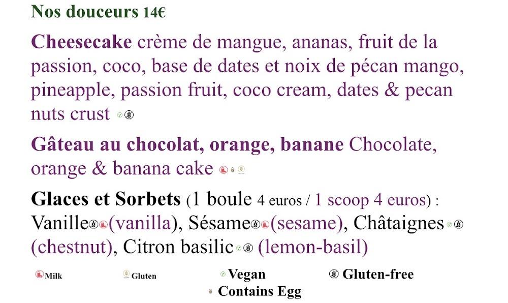 Le Grenier de Notre Dame - Scan Menu 4