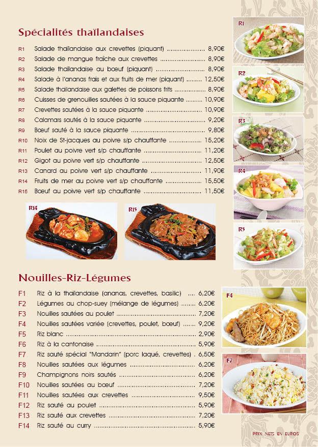 Le Mandarin - Scan Menu 2