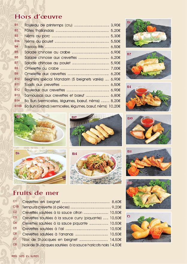 Le Mandarin - Scan Menu 3