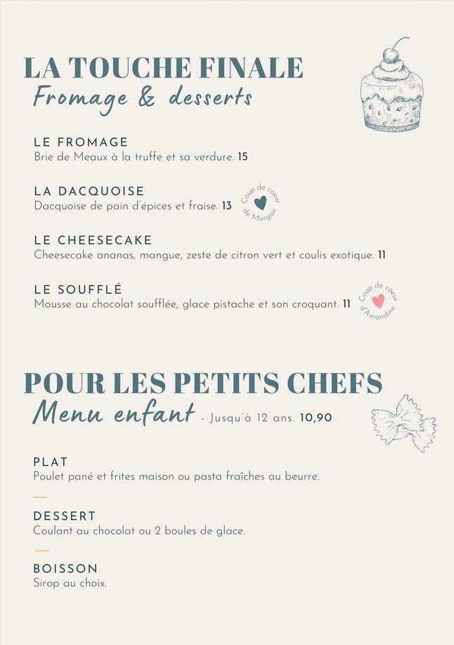 Le Morgan'Dine - Scan Menu 2