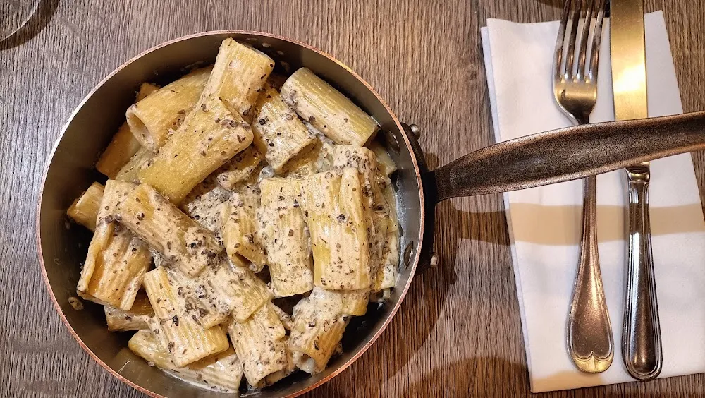 Rigatonis À la Crème de Truffe