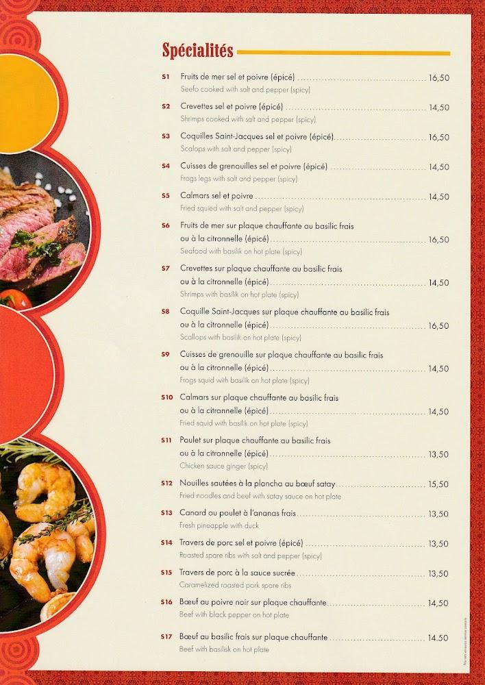 Le Palais d'Asie - Scan Menu 2
