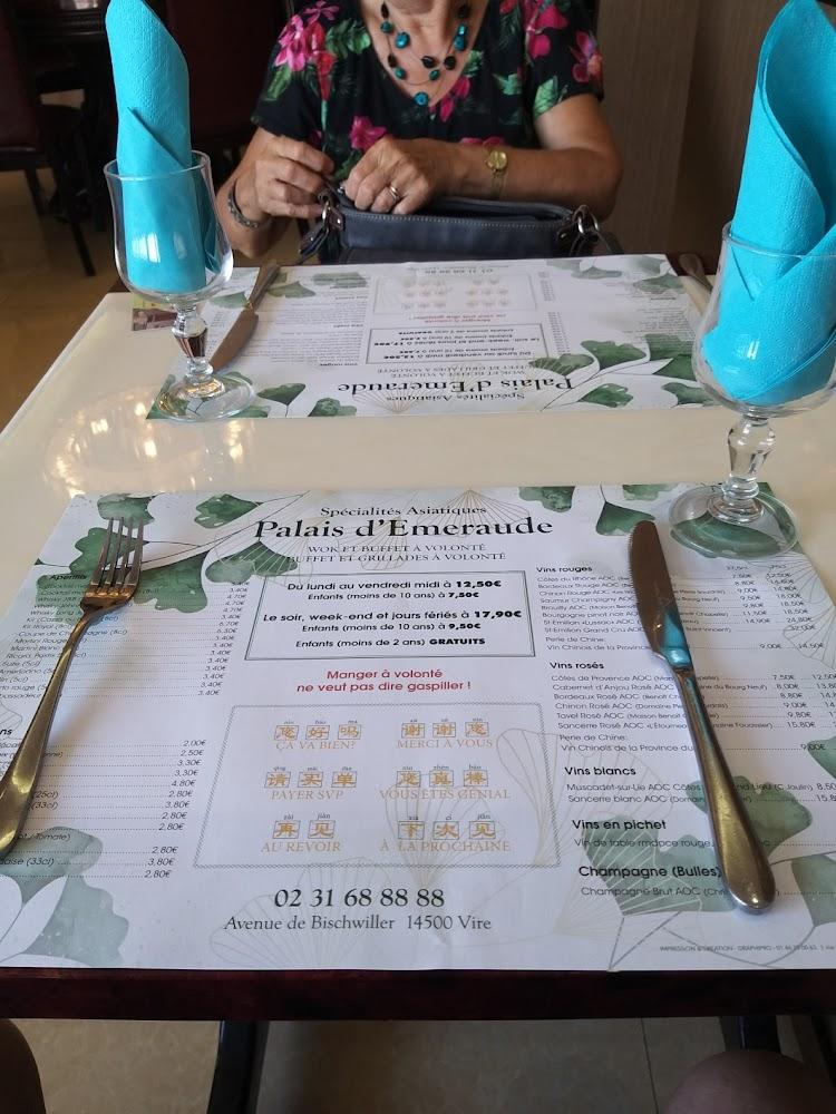 Le Palais d'Emeraude - Scan Menu 3