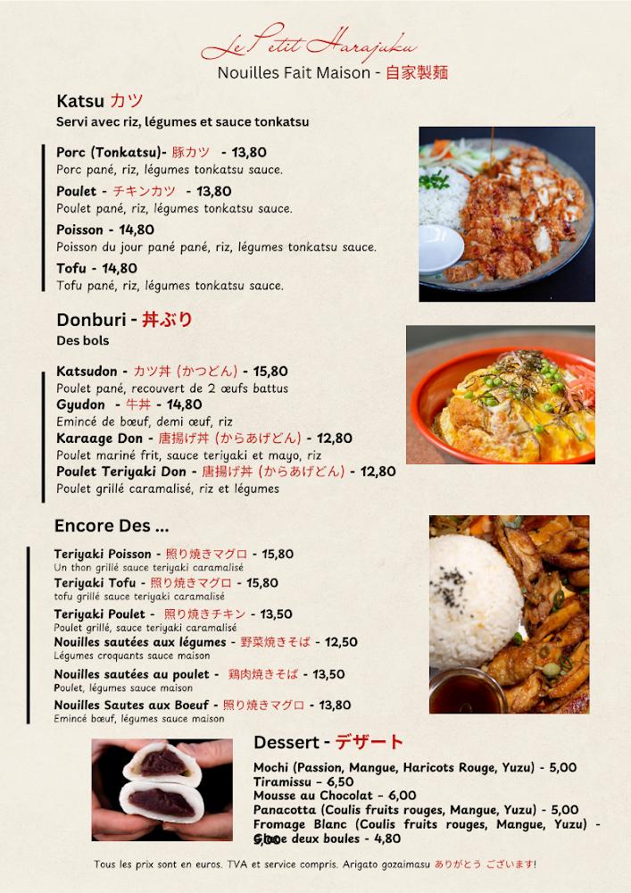 Le Petit Harajuku Ramen & Katsu - Scan Menu 2