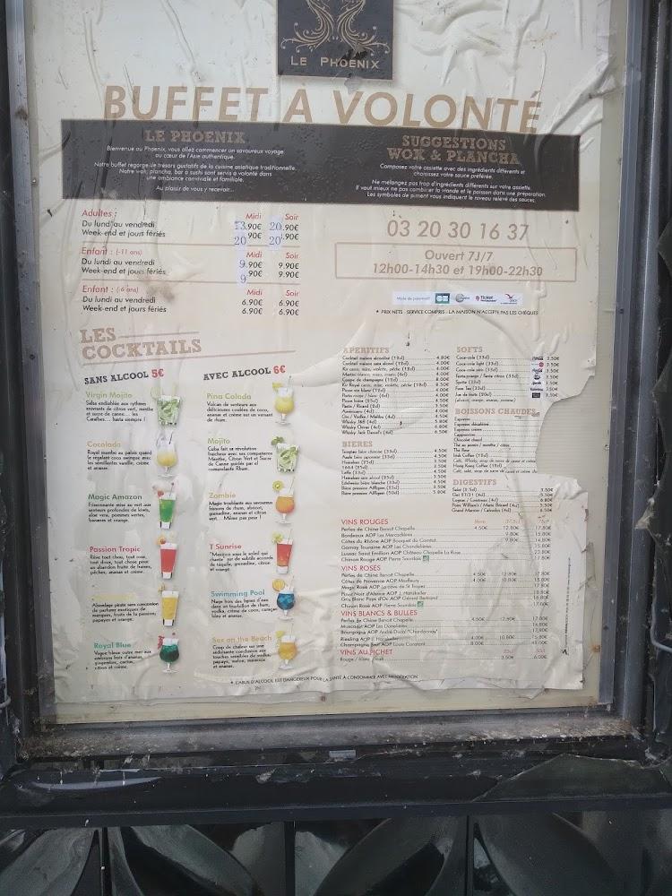 Le Phoenix - Scan Menu 4