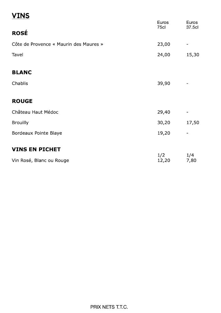 Le Port d'Asie - Scan Menu 3