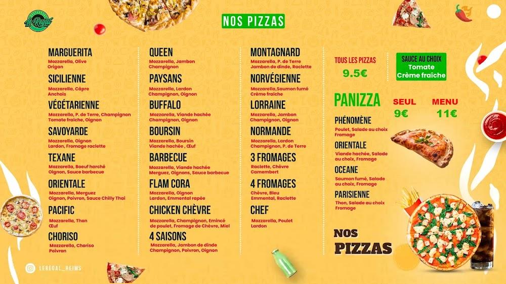 Le Regal - Scan Menu 1