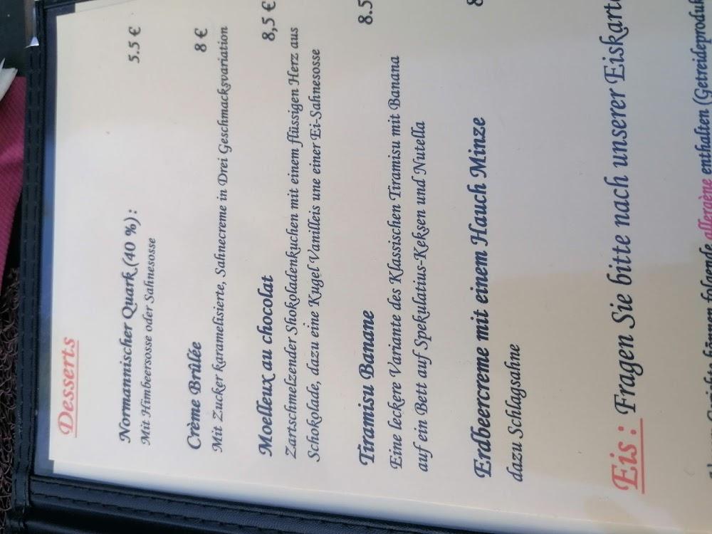 Le Relais de la Comté - Scan Menu 2