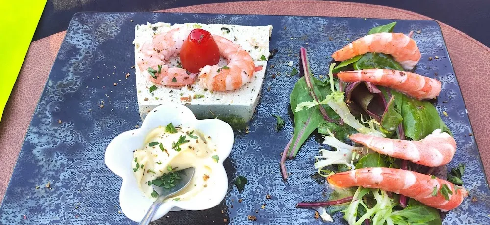 Salade Viking Crevettes Et Terrine de St Jacques