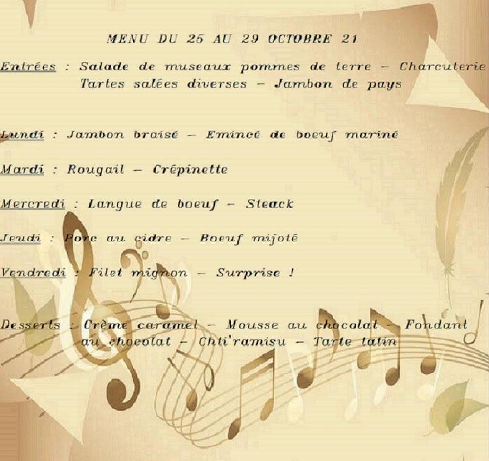 Le Relais du Couesnon à Saint Marc sur Couesnon - Scan Menu 3