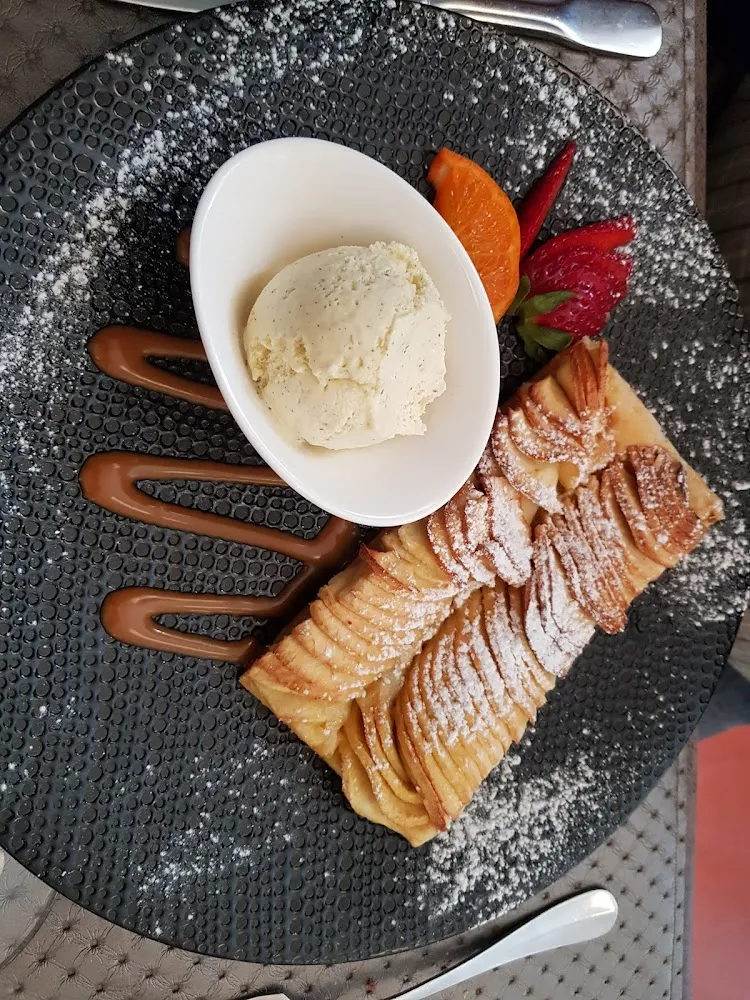 Tarte Normande Boule de Glace Vanille