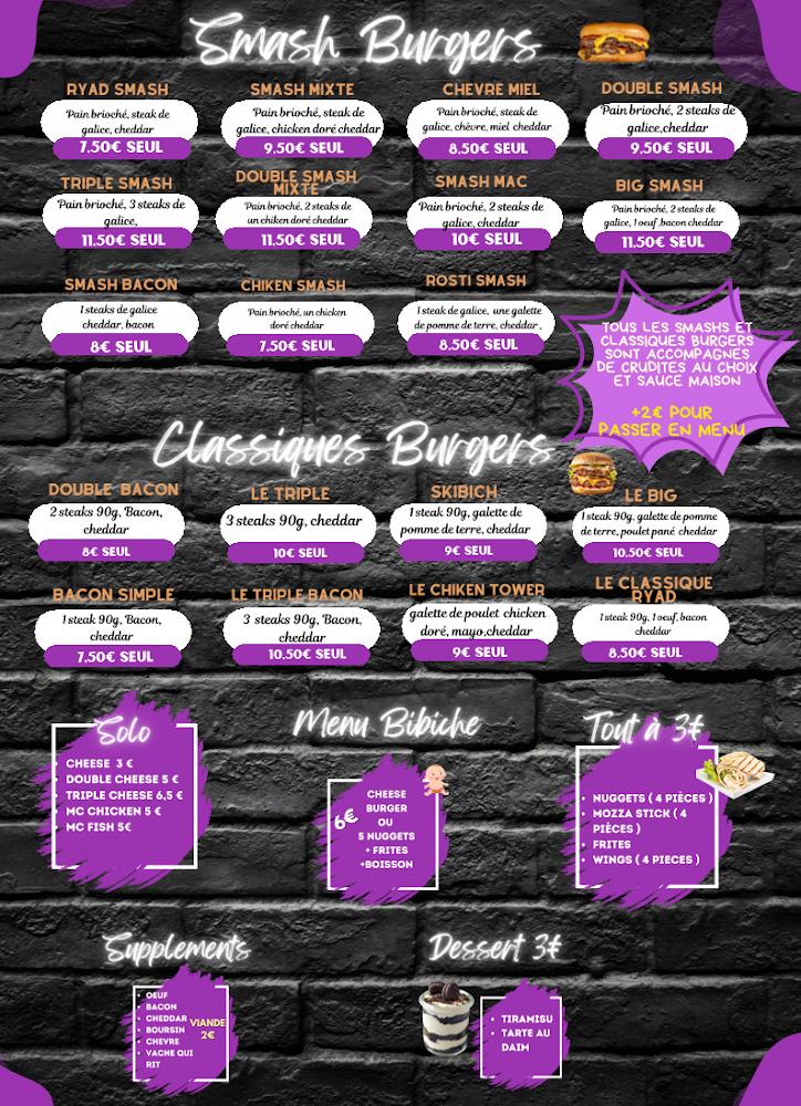 Le Ryad - Scan Menu 1