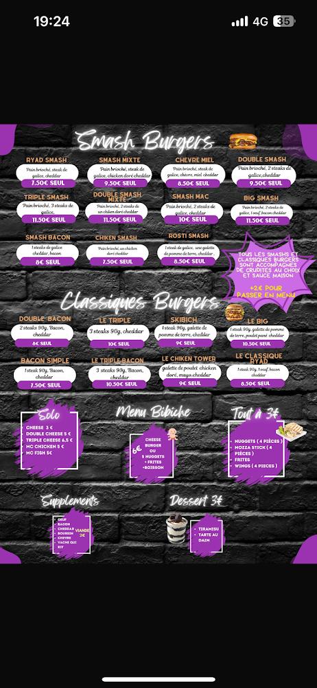 Le Ryad - Scan Menu 2