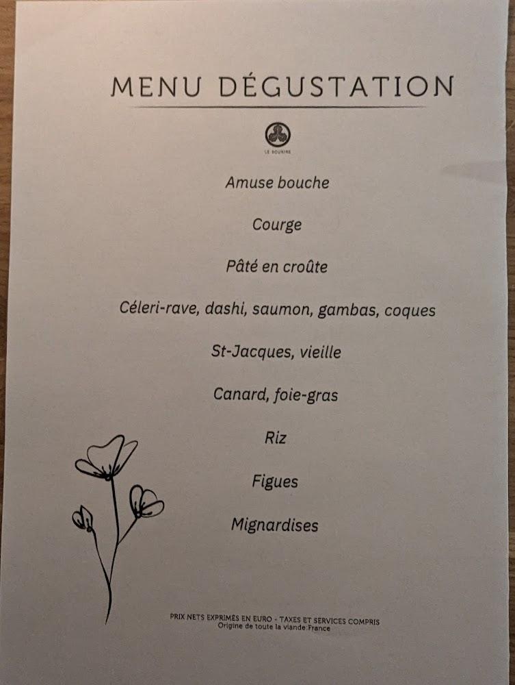 Le Sourire - Scan Menu 2