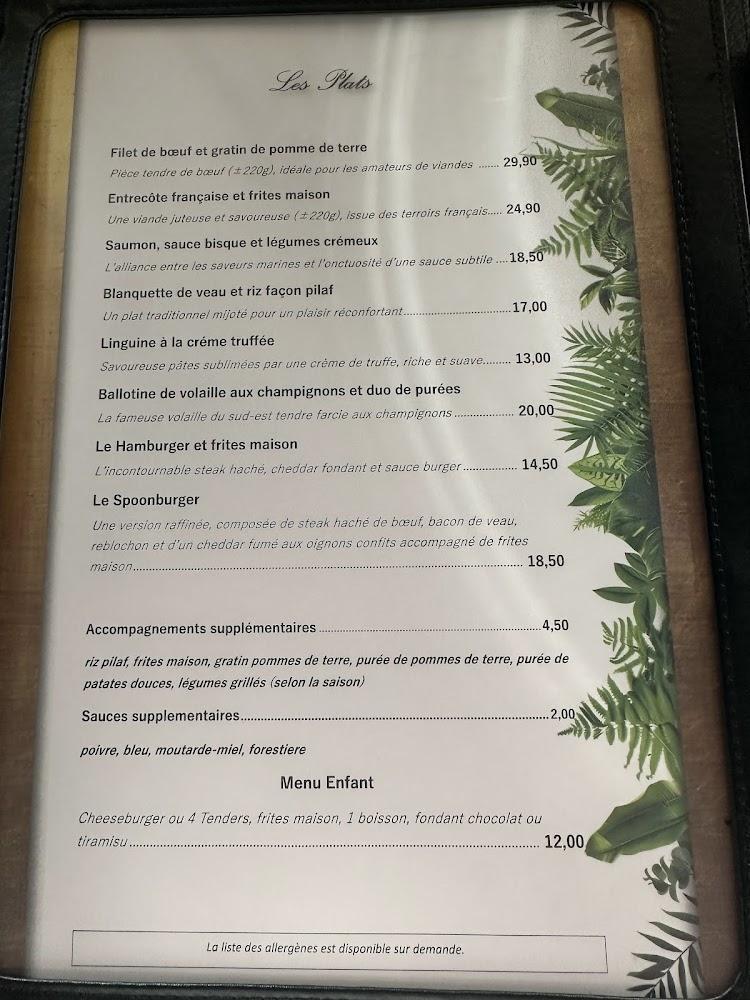 Le Spoon - Scan Menu 1