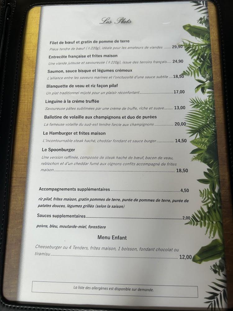 Le Spoon - Scan Menu 2