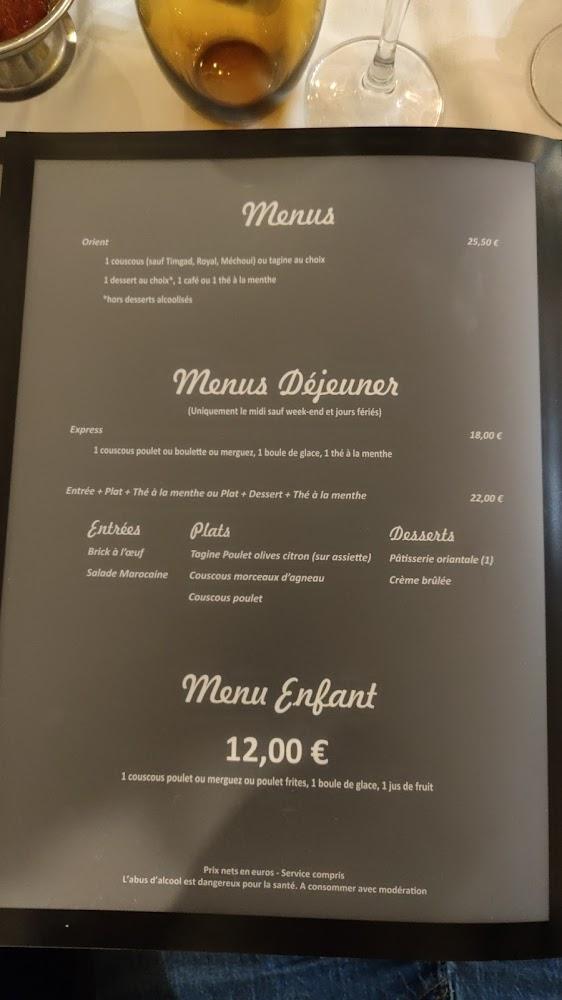 Le Timgad - Scan Menu 4