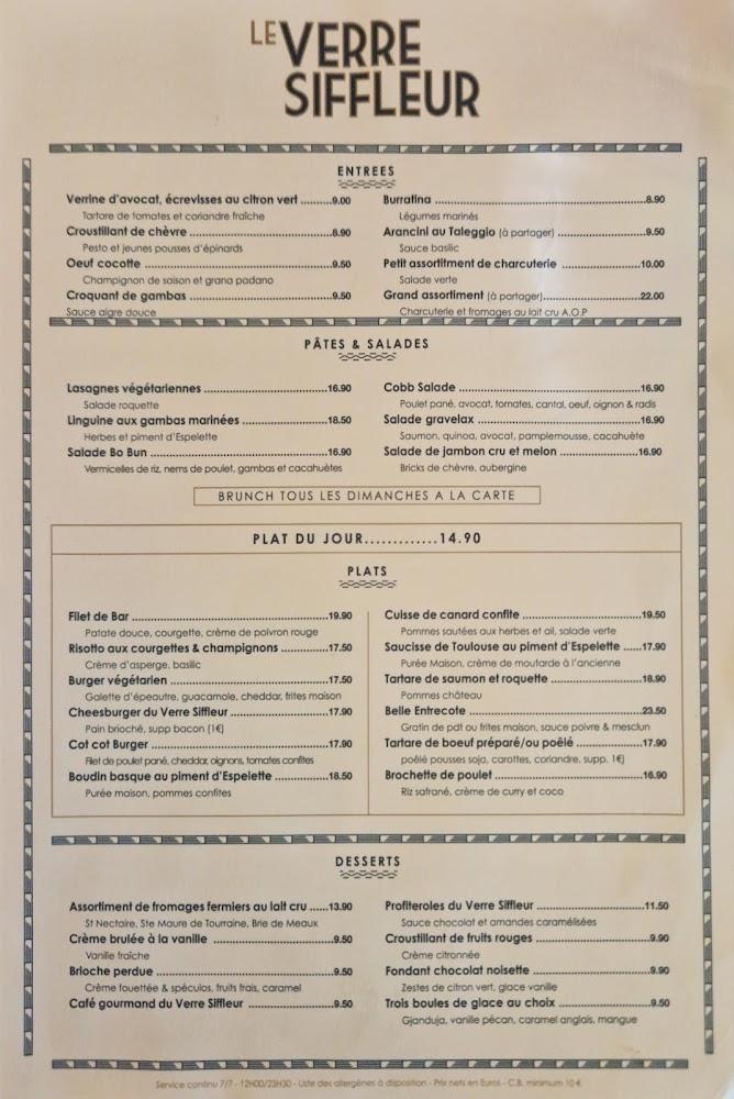 Le Verre Siffleur - Scan Menu 3