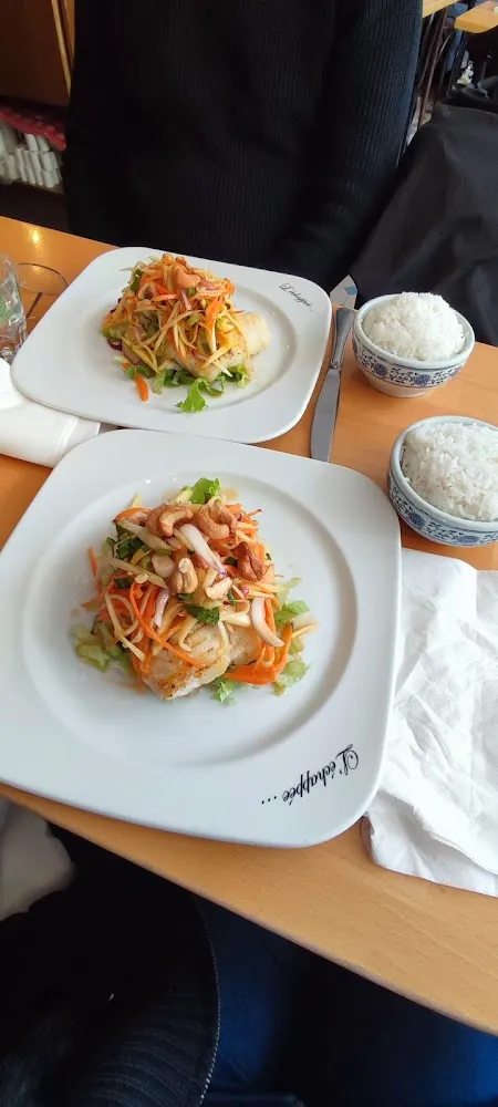 Dos de Cabillaud Grillé À la Mangue Verte