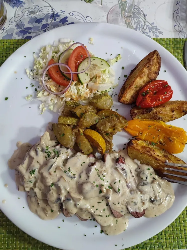 Aiguillettes de Canard Aux Champignons