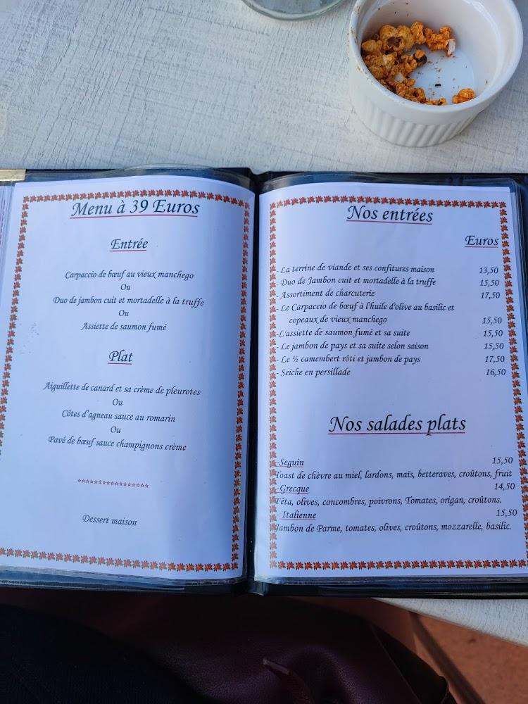 L'Entre Nous Ria sirach - Scan Menu 3