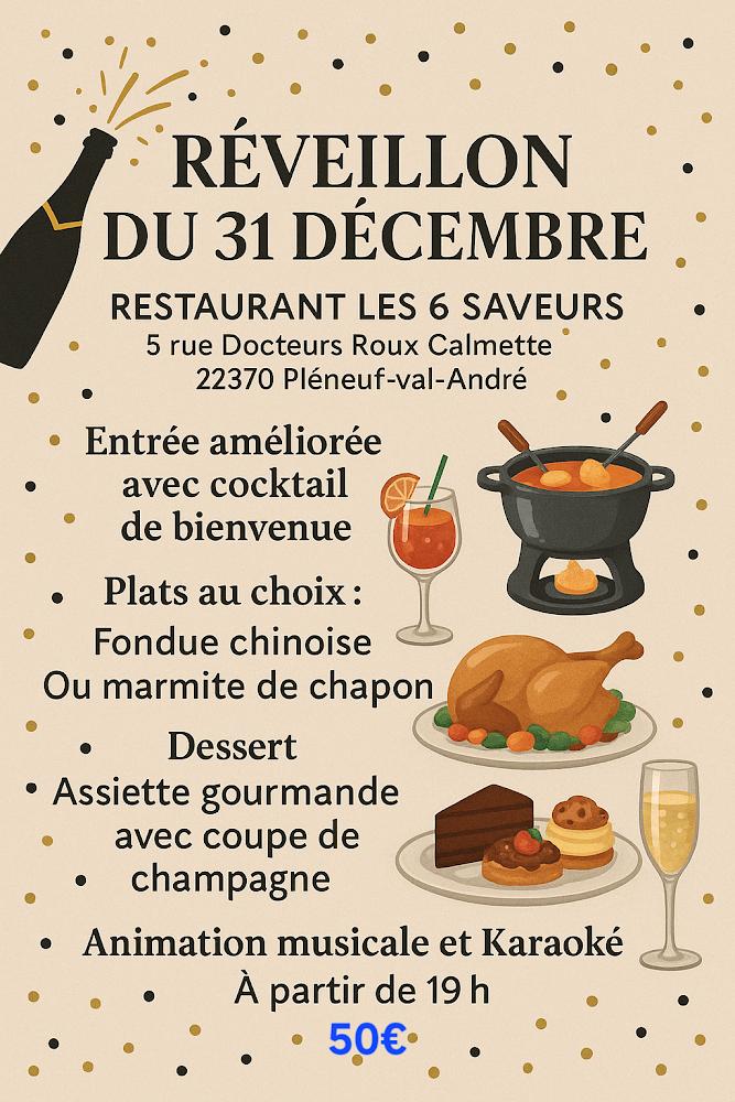 les 6 saveurs - Scan Menu 1