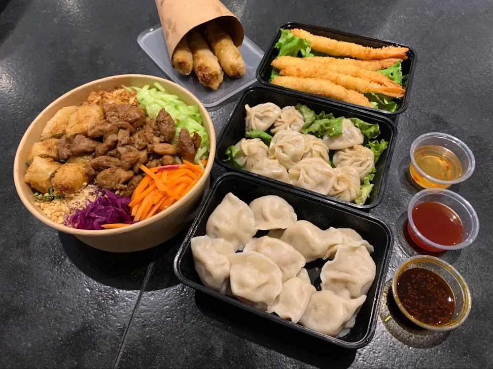 Bo-Bun with Vegetarian Ravioli