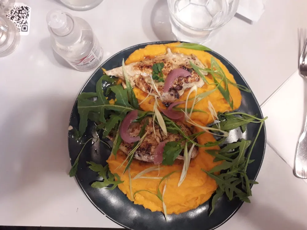 Purée de Carottes & Escalope de Poulet