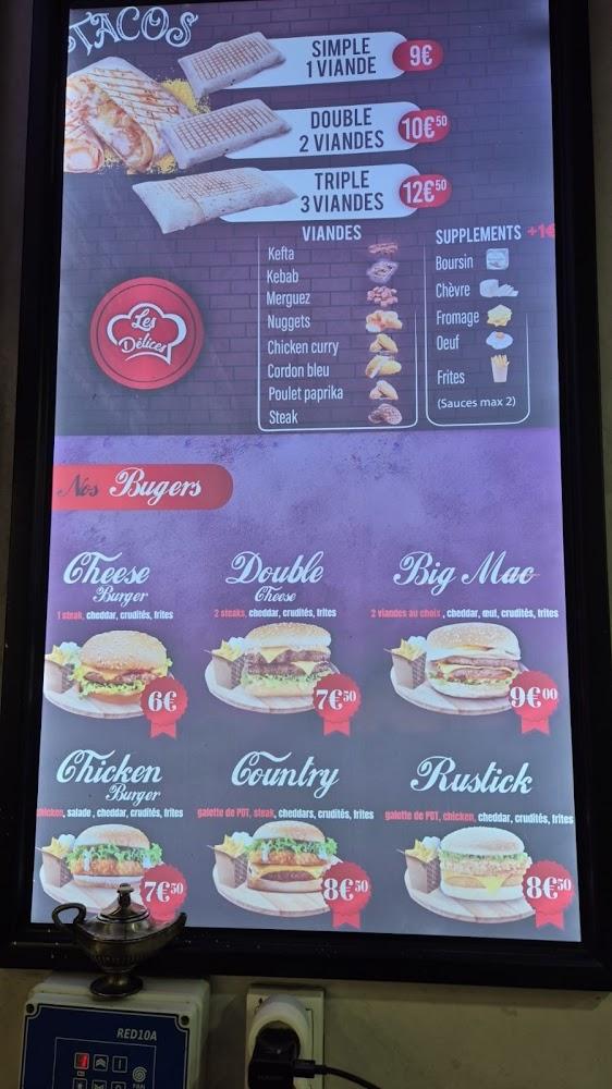 Les Délices - Scan Menu 4