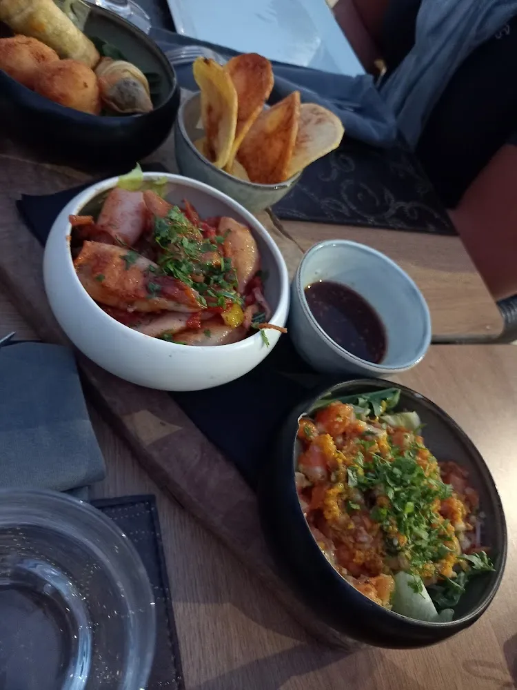 Tapas Calamars Crevettes