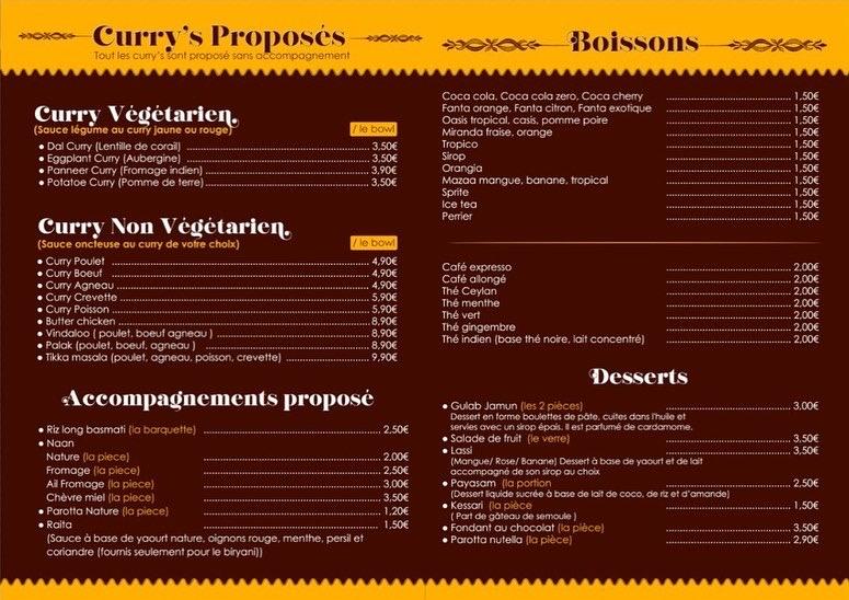 Les saveurs du canal - Scan Menu 2