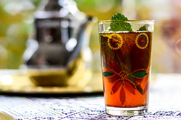 Mint Tea Fresh with Pine Nuts