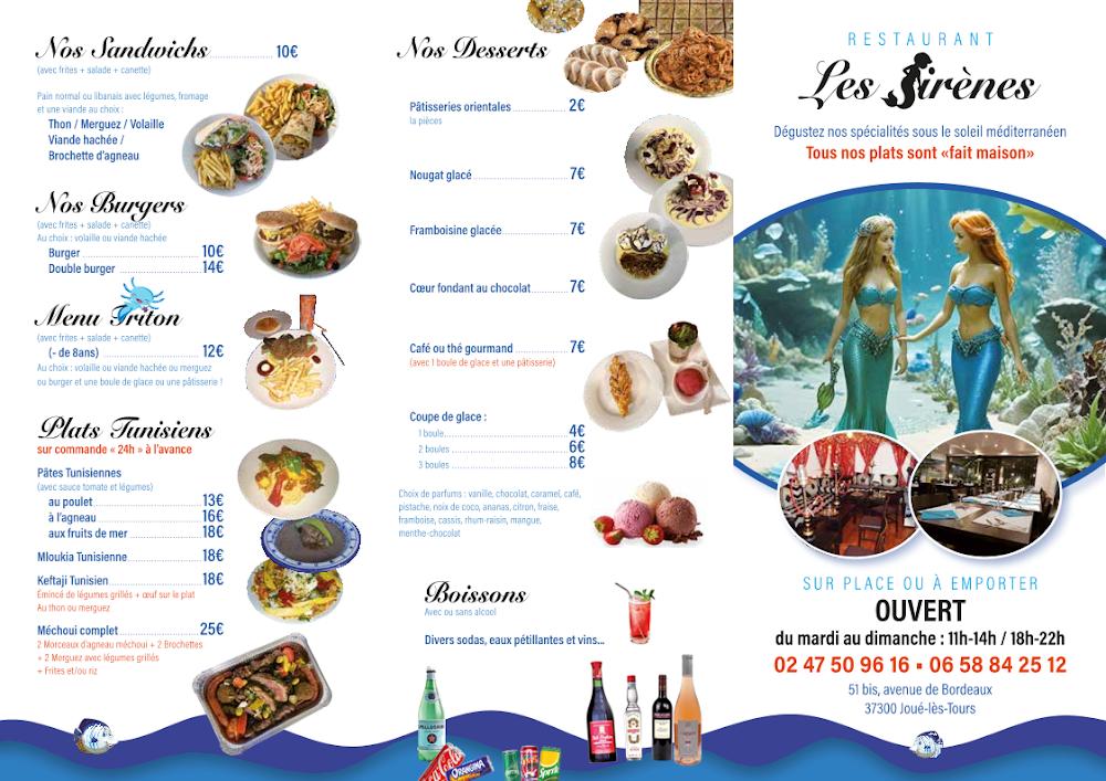 LES SIRÈNES - Scan Menu 2